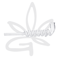 Pipe CBD "Spirale" en verre 17cm - Kawum