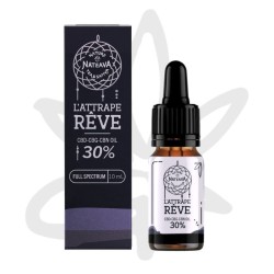 Huile CBD "L'attrape rêve" 30% CBD + CBG + CBN - Nateava