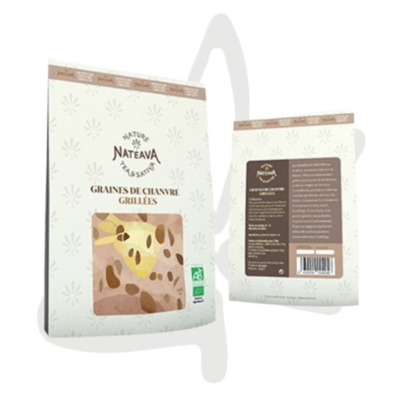 Graines de Chanvre Grillées 250g - Nateava - Gardenz CBD Shop