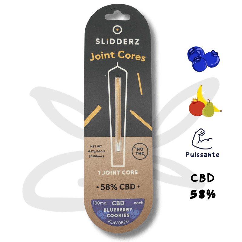 1 Joint Core Blueberry Cookies 58% CBD - Slidderz - CBD Extract - Gardenz