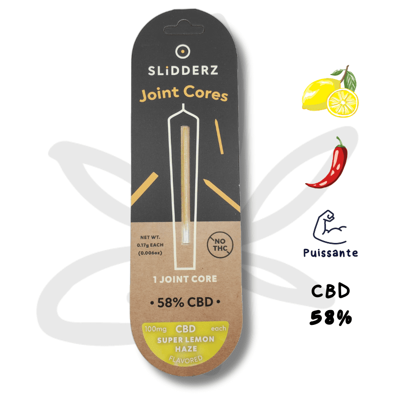 1 Joint Core Super Lemon Haze 58% CBD - Slidderz - CBD Extract - Gardenz