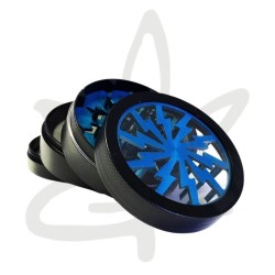 Accessoires Metal Grinder Storm Blue 63mm 4 Pièces - Grind Pro - Grinder Weed
