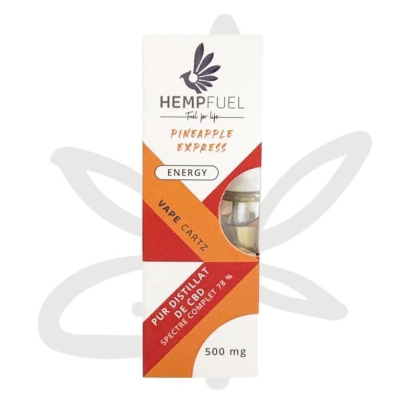 Cartouche CBD Pineapple Express 500mg 0.5ml - Hempfuel - Gardenz CBD E Shop Cartouche CBD Pineapple Express 500mg 0.5ml - Hempfuel - Gardenz CBD E Shop