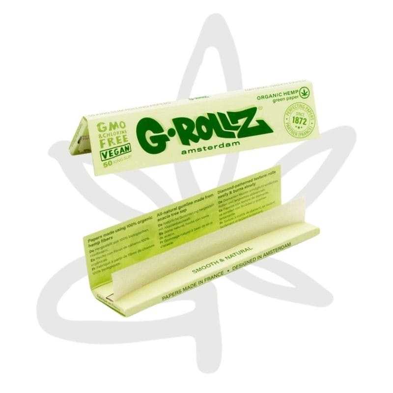 🌿🌲Feuille a rouler Organic hemp - G-ROLLZ - Gardenz CBD Shop🌲🌿