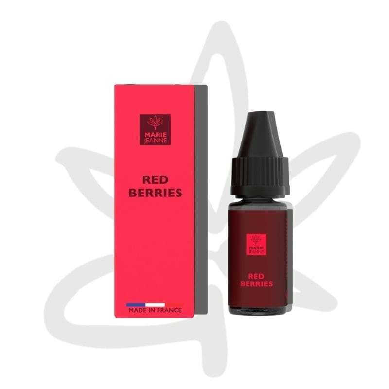 💧🟥E liquide Red Berries 10ml - Marie Jeanne - Gardenz CBD Shop🟥💧