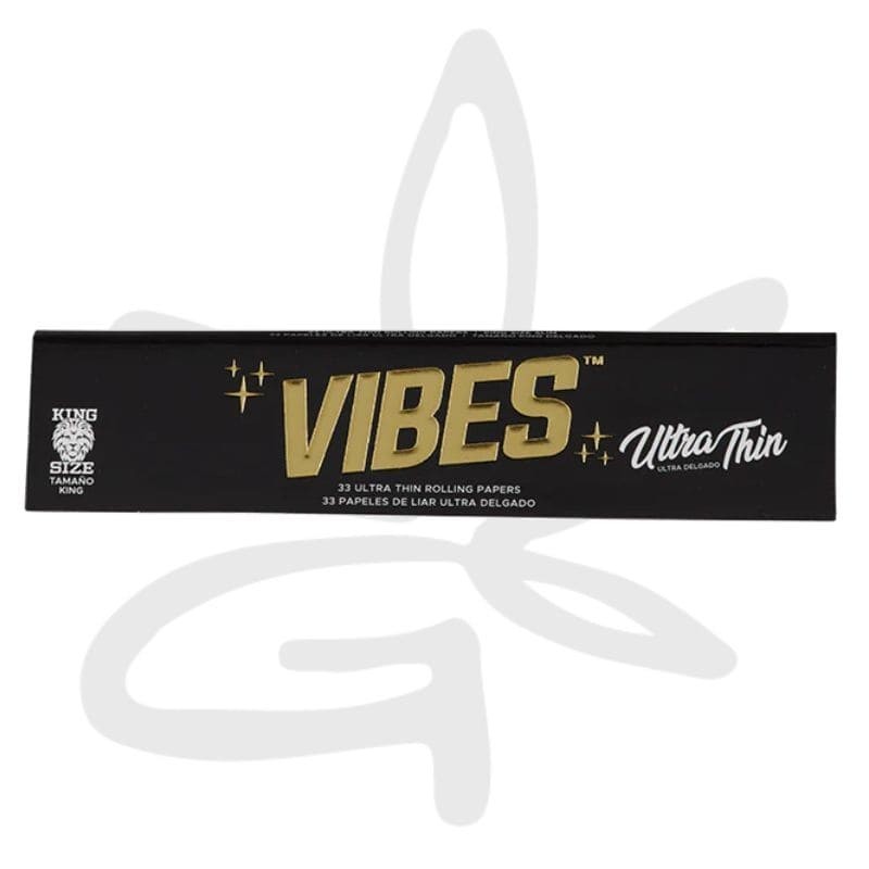 🌿🗞️Feuille a rouler Ultra Thin King Slim x33 - VIBES - Gardenz CBD Shop🗞️🌿