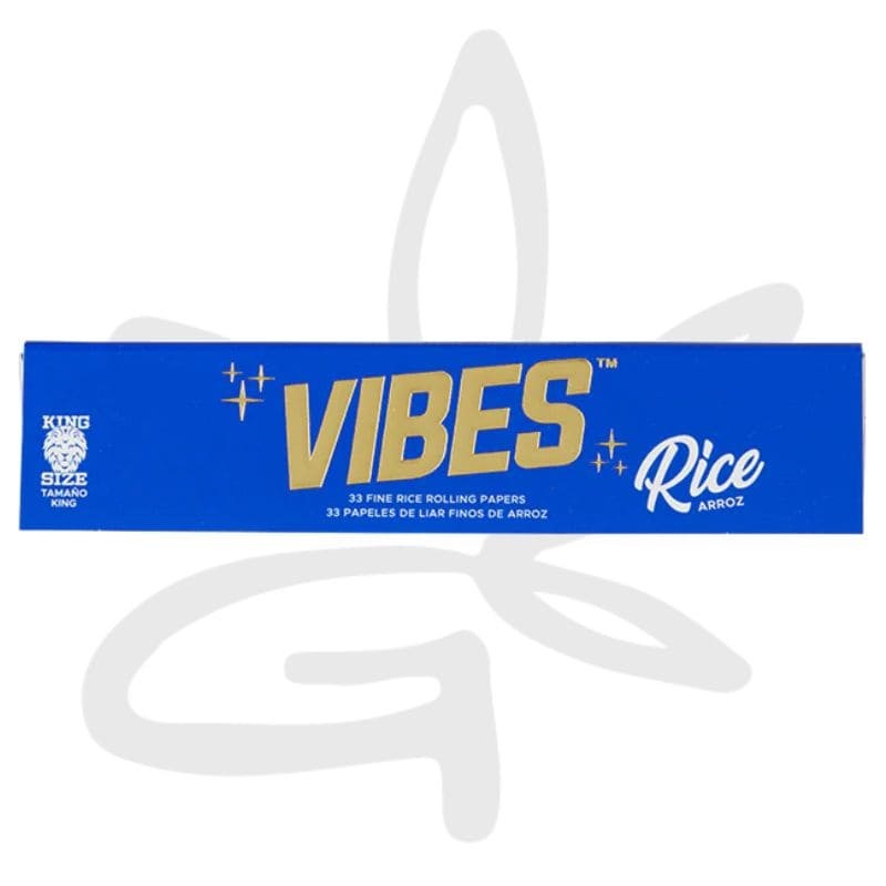 🌿🗞️Feuille a rouler Rice King Slim x33 - VIBES - Gardenz CBD Shop🗞️🌿