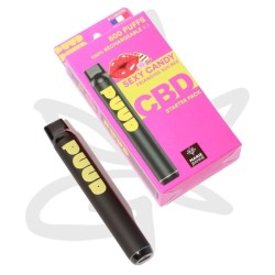 Puff CBD 100mg "PUUD Sexy Candy" 600 puffs (rechargeable) - Marie Jeanne﻿