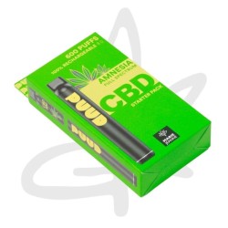 Puff CBD 100mg "PUUD Amnesia" 600 puffs (rechargeable) - Marie Jeanne﻿