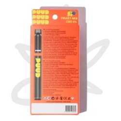 Puff CBD 100mg "PUUD Fruizy Mix" 600 puffs (rechargeable) - Marie Jeanne﻿