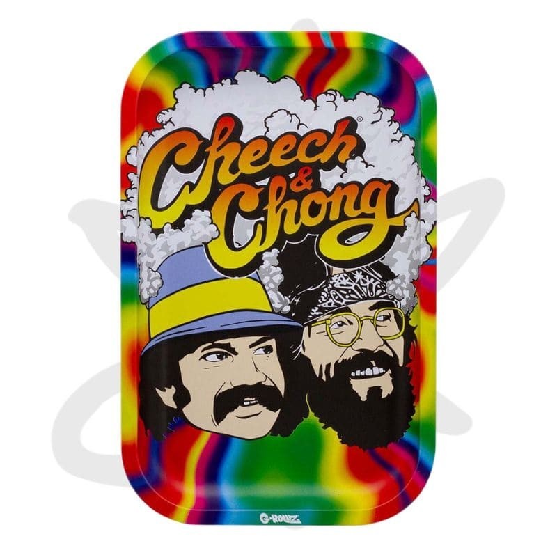 🌈 🫧 Plateau a rouler Cheech&Chong Trippy 17.5x27.5 - G-ROLLZ - Gardenz Shop meilleur CBD 🫧🌈