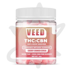 Gummies Cherry Crunch Cereal 300mg delta 9 THC 150mg CBN x30 - VEED