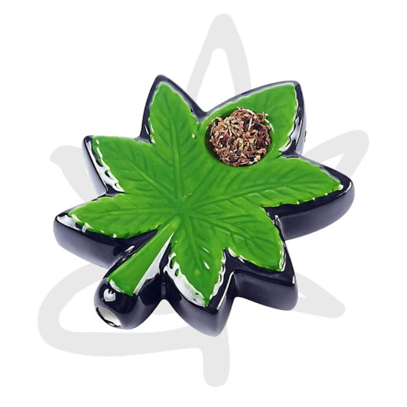 💨🥦Pipe feuille de cannabis - Champs High - Gardenz shop meilleur CBD🥦💨