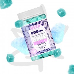 Gummies THC Blueberry Cotton Candy 600mg delta 9 THC x60 - VEED - Edibles