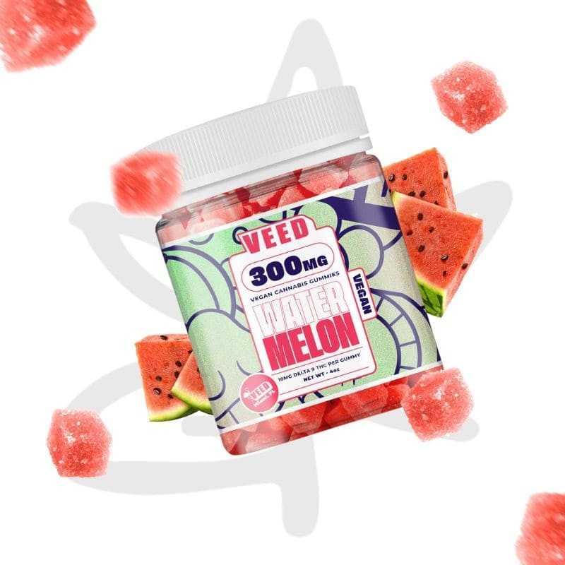 🍬🤯 Gummies Watermelon 300mg delta 9 THC x30 - VEED 🤯🍬