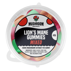 Gummies Lion's Mane 200mg "Mixed" 40g - Mushroom Bakehouse