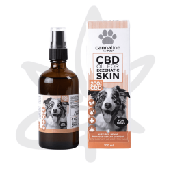 Huile CBD chien Eczema...
