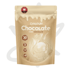 Bonbons THC 30mg Chocolat Blanc x5 (6mg/bonbon) - Canapuff