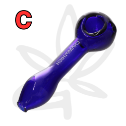 Pipe CBD "Spoon" en verre 11,5cm - Champ High