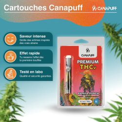 Cartridge THCV 95% Papaya Punch - Canapuff | E-liquide Premium