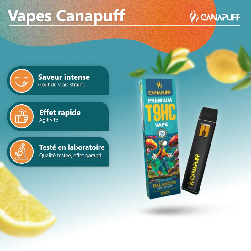 Vape T9HC - Balanced - 1ml - Canapuff