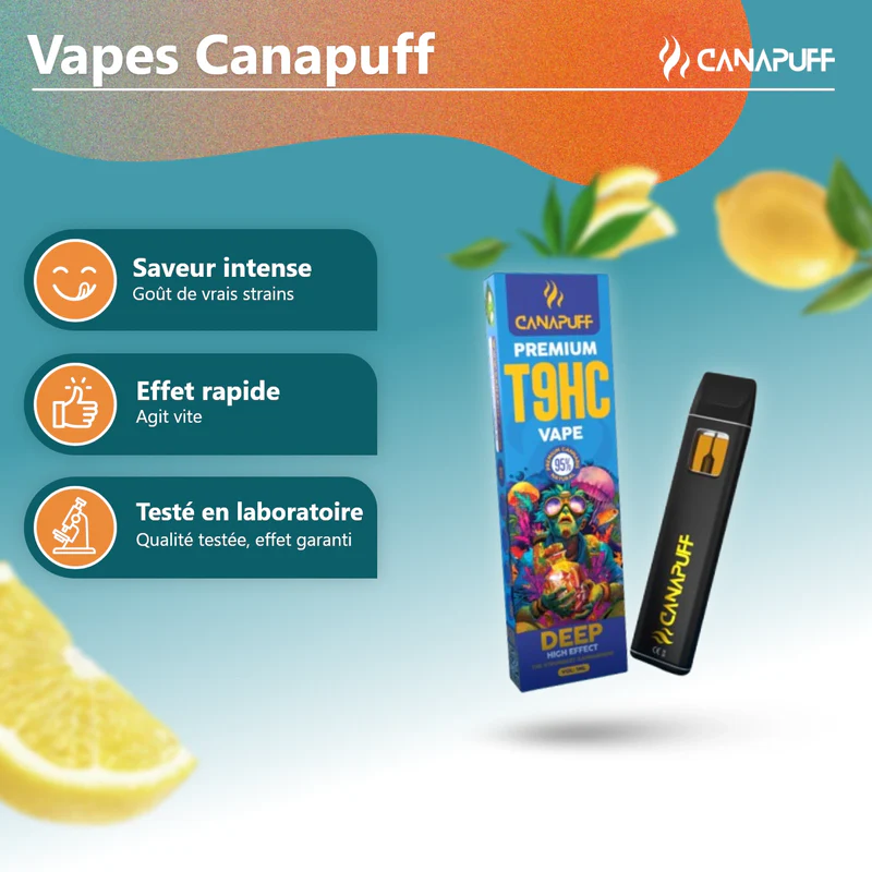 Vape T9HC - Deep - 1ml - Canapuff