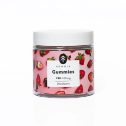Gummies CBD 100mg - Strawberry - Hemnia