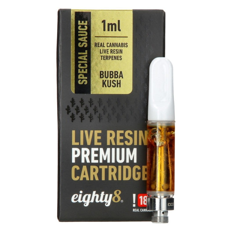 Cartouche CBD 45 % Bubba Kush Live Resin 1ml – Eighty8