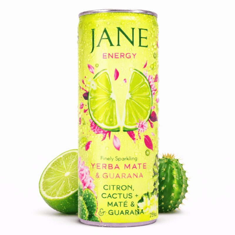 Canette "Energy" 25cl | Citron, Cactus + Mate & Guarana - Jane