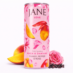 Canette "Love" 25cl | Mangue, Poivre, Rose + MACA & Damiana - Jane