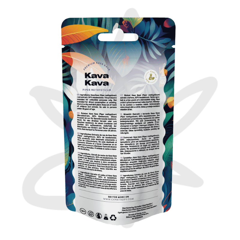 Kava Kava Root Extract 30% (Piper methysticum) 10g - Canntropy
