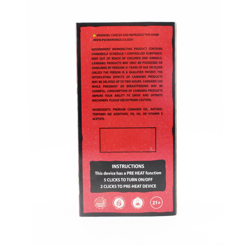 Puff Peach & Cream 1000mg – Packman