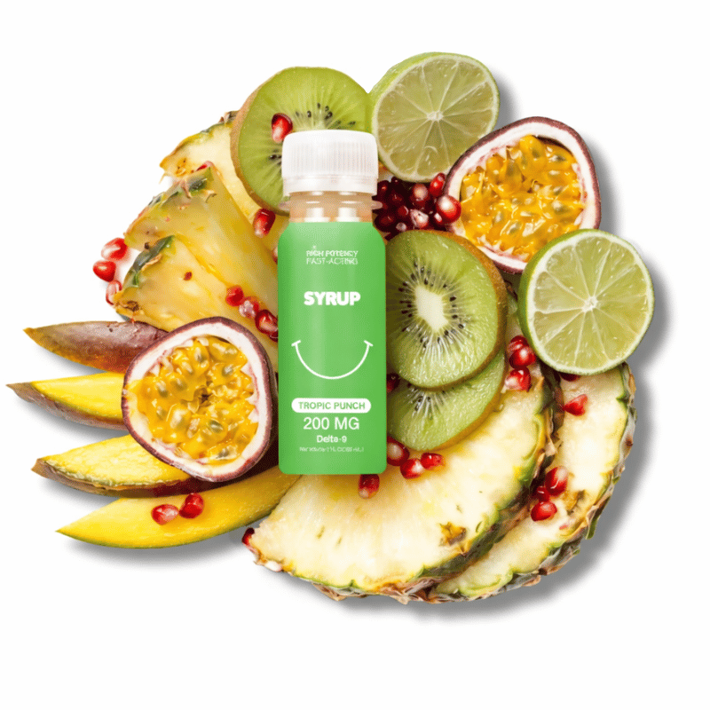 Sirop Delta 9 THC 200mg "Tropical Punch" 59ml - Sweet Life