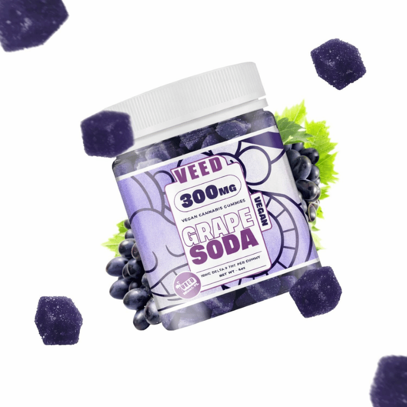 Gummies THC 300mg Grape Soda - Veed