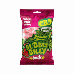 Gummies bear CBD 300mg Strawberry - Bubbly Billy Buds