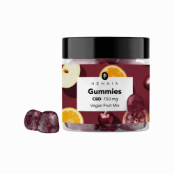 Gummies CBD 750mg Vegan Fruit Mix - Hemnia