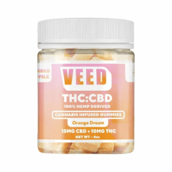Gummies THC 300mg + CBD 450mg Orange Dream - Veed