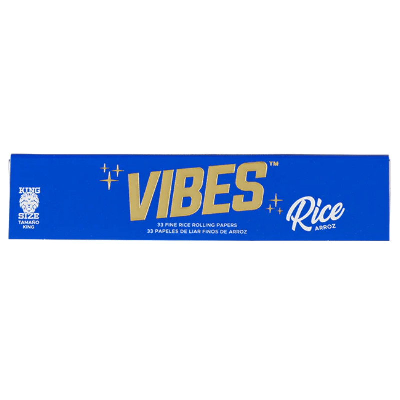 Feuilles à rouler Rice King Size Slim x33 - VIBES