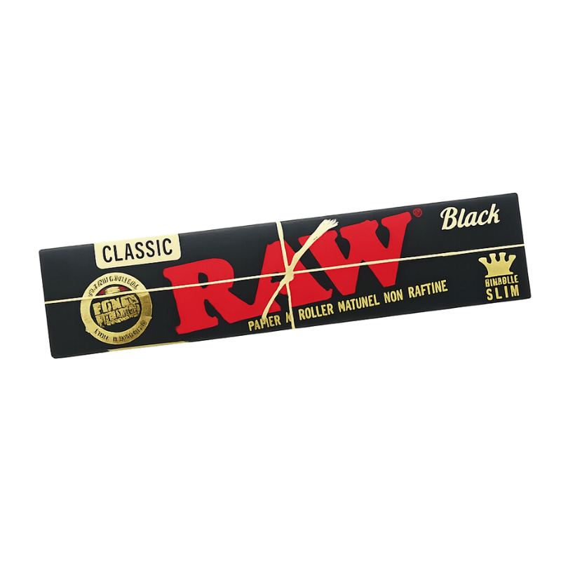 Feuilles à rouler Slim King Size Black- Raw