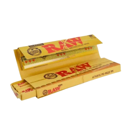 Feuilles à rouler king size slim + pre-rolled tips connoisseur classic- Raw
