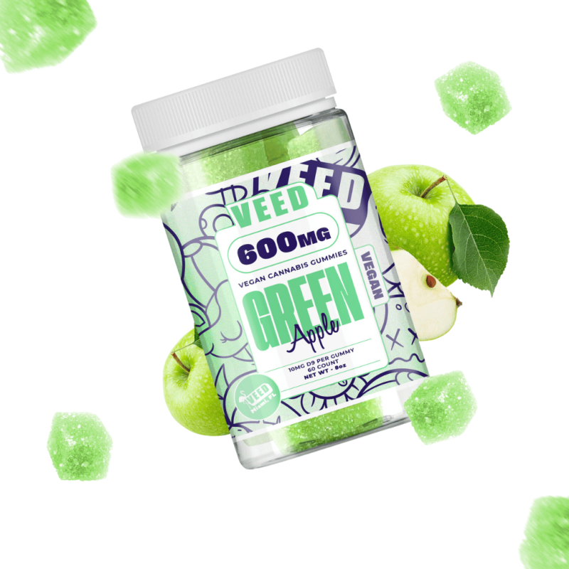 Gummies THC 600mg - Green Apple- VEED