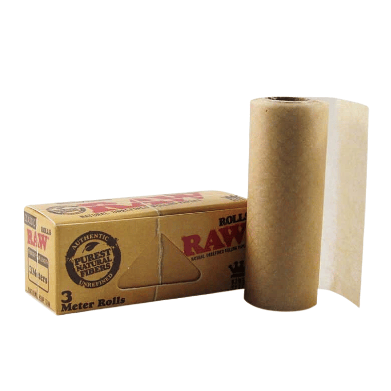 Rouleau feuilles à rouler Classic Slim 3 mètres - Raw