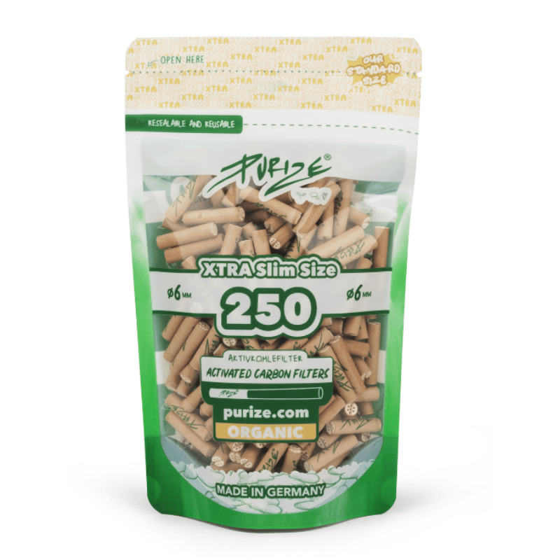 Filtres joint charbon actif Extra Slim ø6mm x250 - Purize﻿