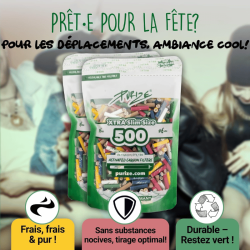 Filtres Joint charbon actif Extra Slim ø6mm x500 - Purize