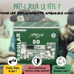 Filtres joint charbon actif Regular ø9mm x50 - Purize