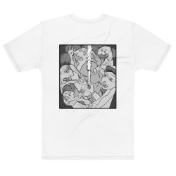 T-shirt à col rond en coton...