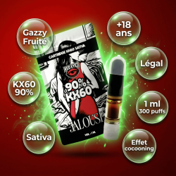Cartridge Jalouse 90% KX60 - Red Eyez