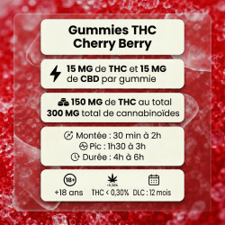 Gummies THC 150MG Cherry Berry – Space Gummiz