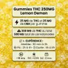 Gummies THC 250MG Lemon Demon – Space Gummiz