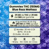 Gummies THC 250MG Blue Razz Mattazz – Space Gummiz